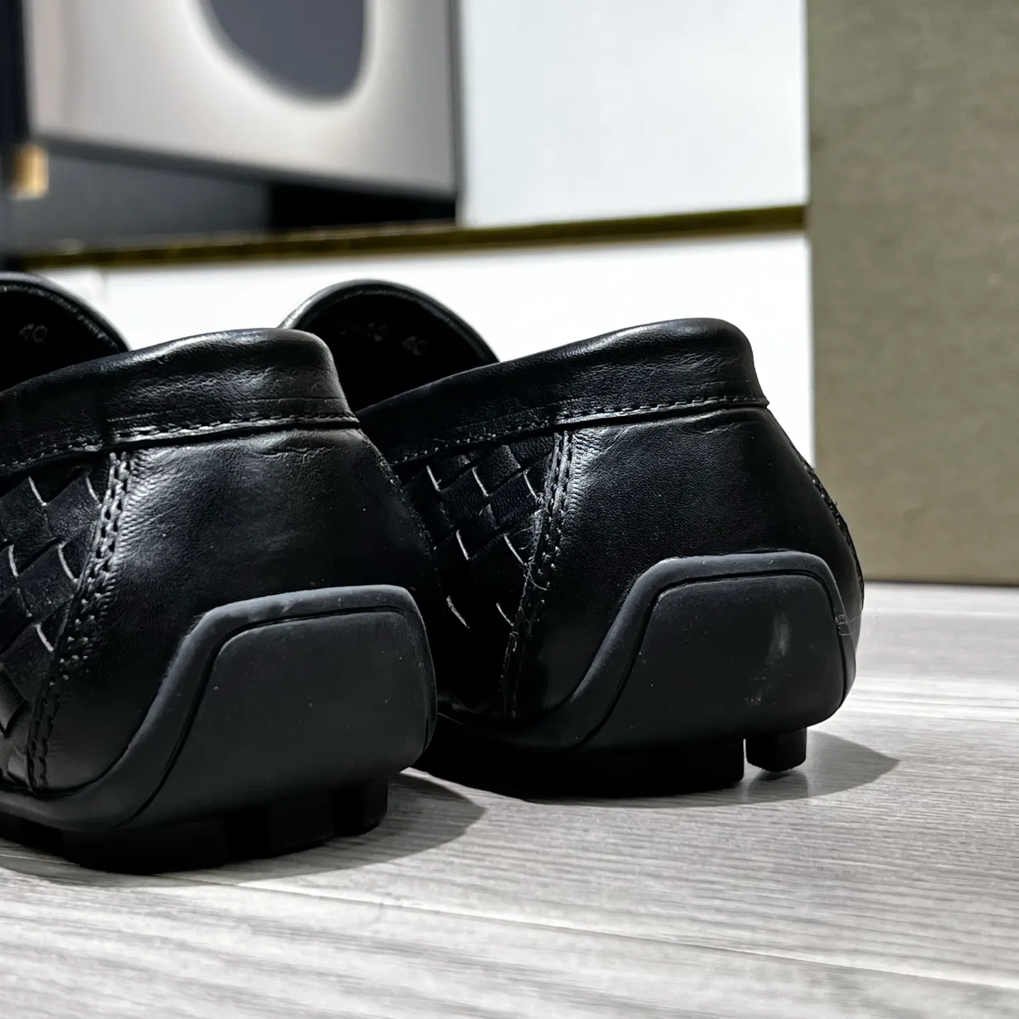 Ex-factory price 500 BV〰️Purely handmade classic men's beanie shoes👉👉driving shoes, slip-on shoes, made of imported cowhide woven from Italy, 💕water-dyed cowhide lining, 🔊original outsole, waterproof platform design, comfortable on the feet. A good choice for traveling and driving, two colors available, code number: 38-44, (45 can be customized)